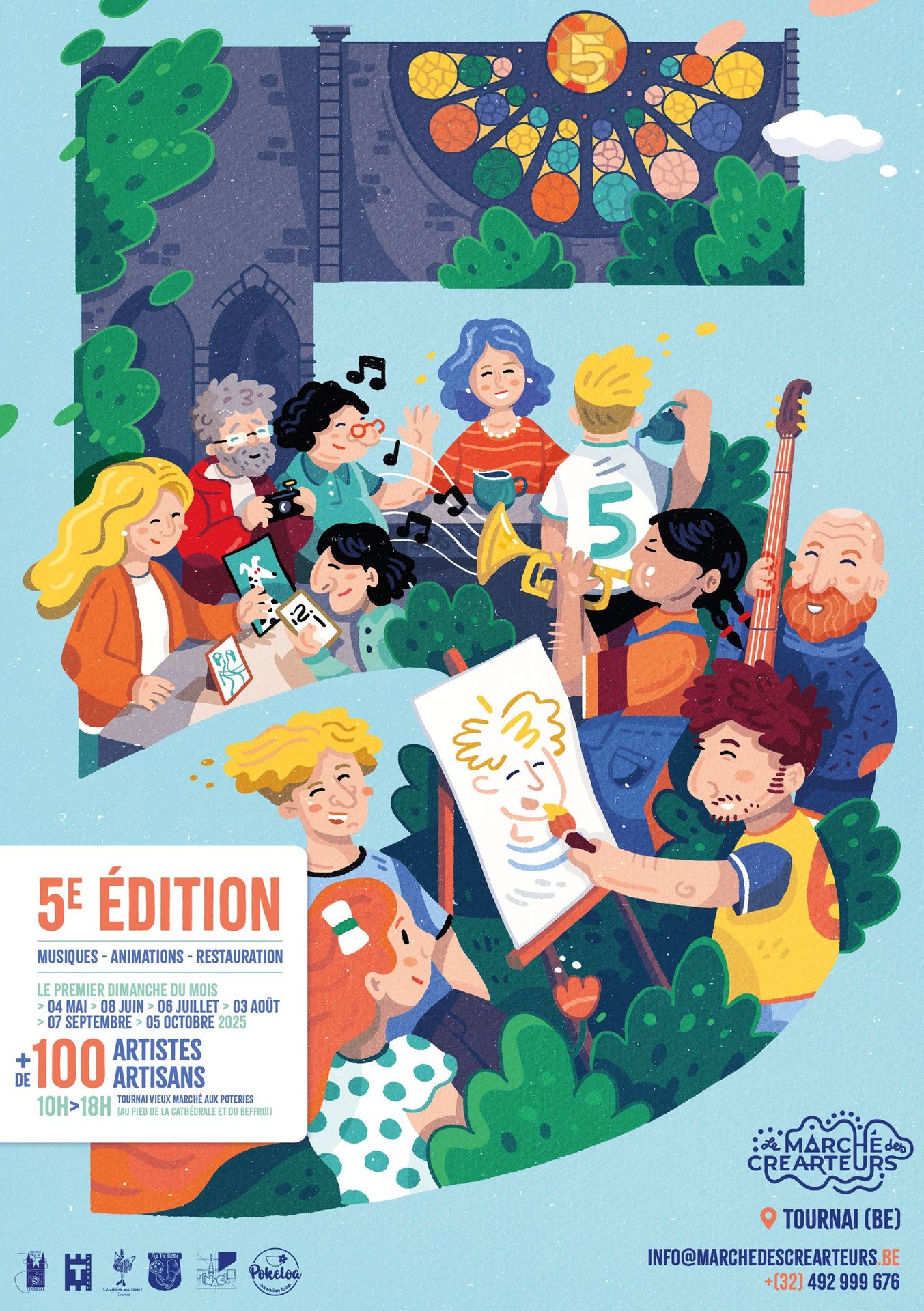 marché des créacteurs à Tournai