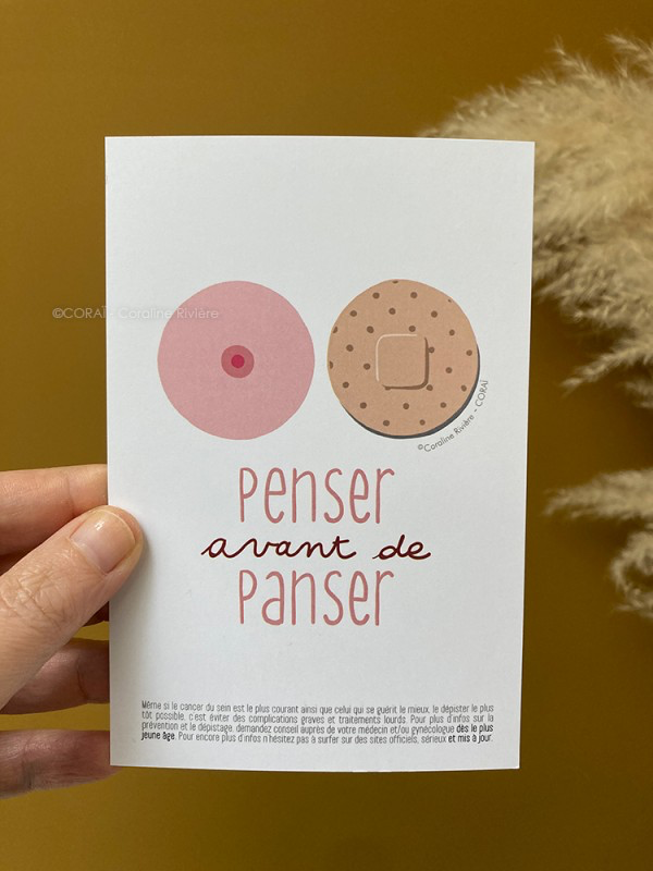 carte postale prévention cancer du sein