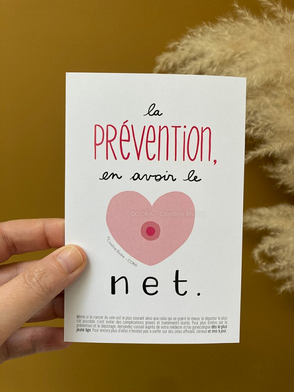 carte postale prévention cancer du sein