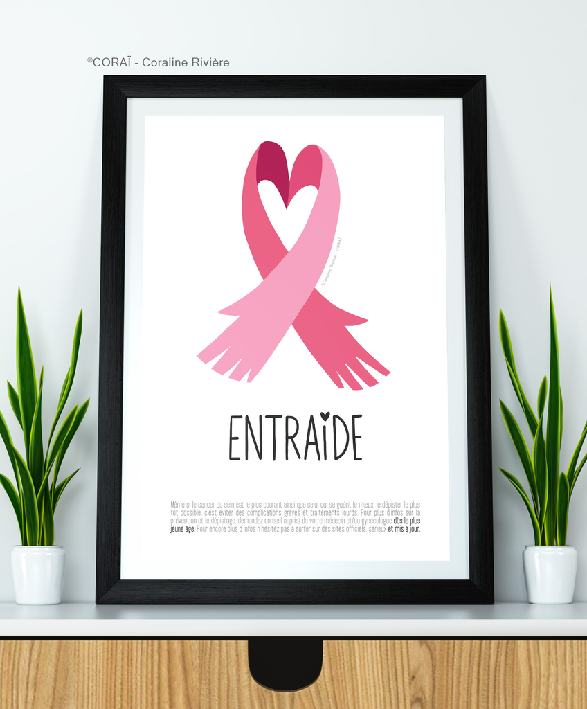 Affiche prévention cancer entraide